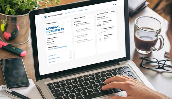 USPS tracking screen