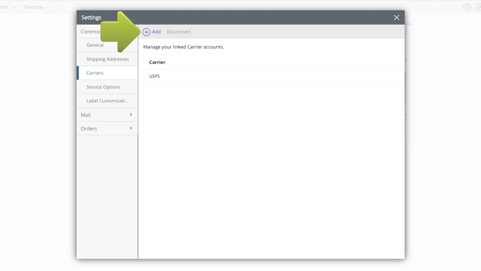 enable ups in stamps.com account