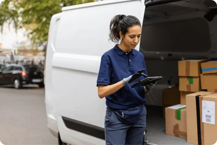 Schedule package pickups