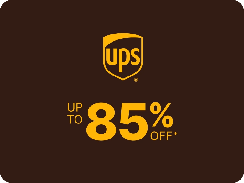 up to 85% off UPS shipping rates