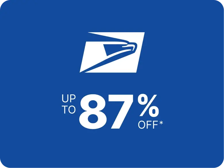 USPS 87% off